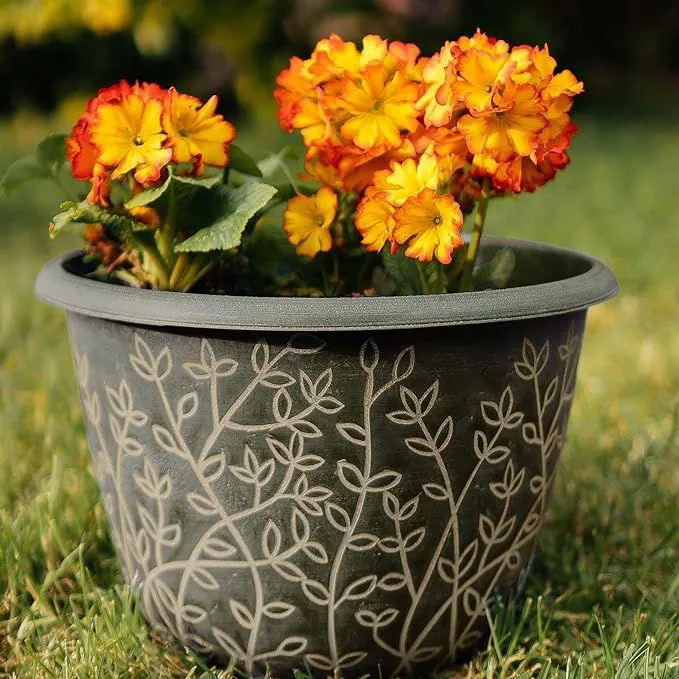 SG Traders™ Serenity Plant Pots (Pack of 2)