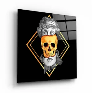 Skull Glass Wall Art