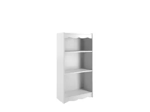 Small Bookcase in White, 48"