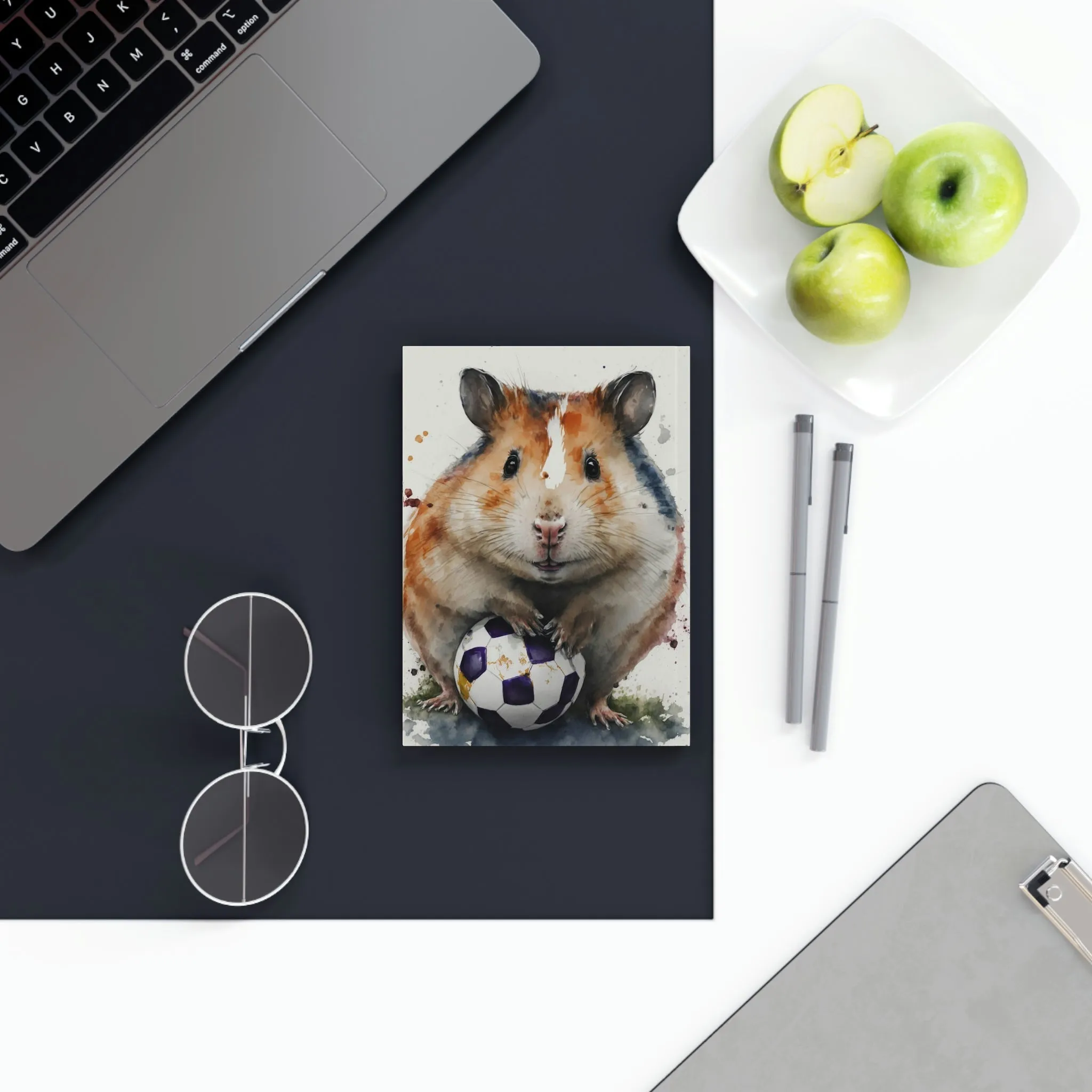 Soccer Hamster Hard Backed Journal