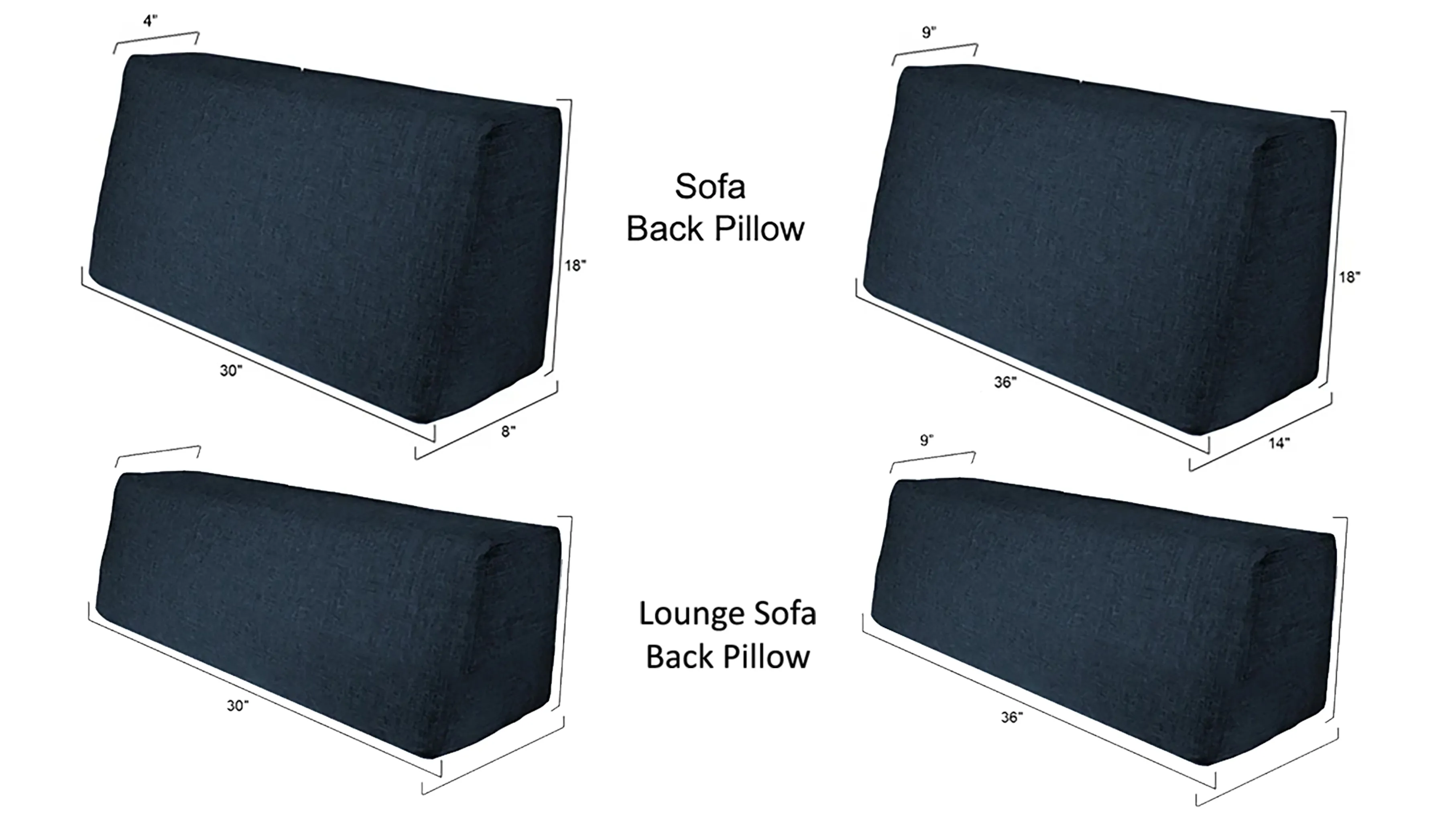 Sofa Back Pillow Cover