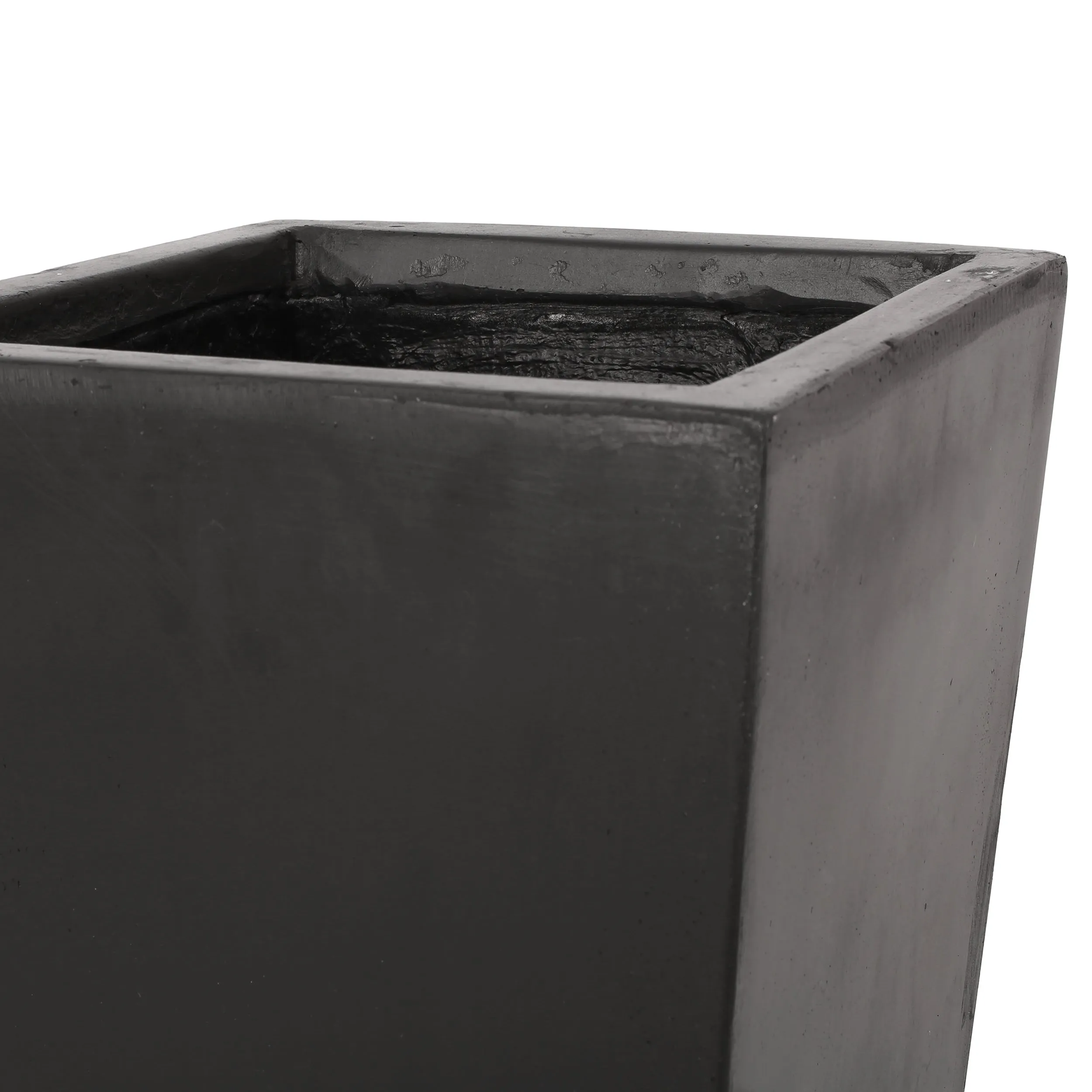 Toland Outdoor Modern Cast Stone Planters (Set of 2)