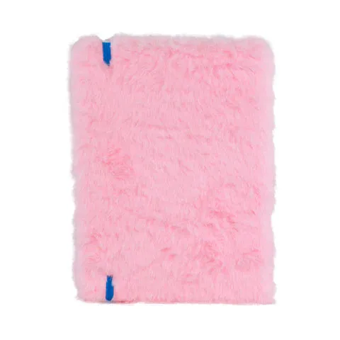 UNICORN THEME FLUFFY NOTEBOOK-PINK