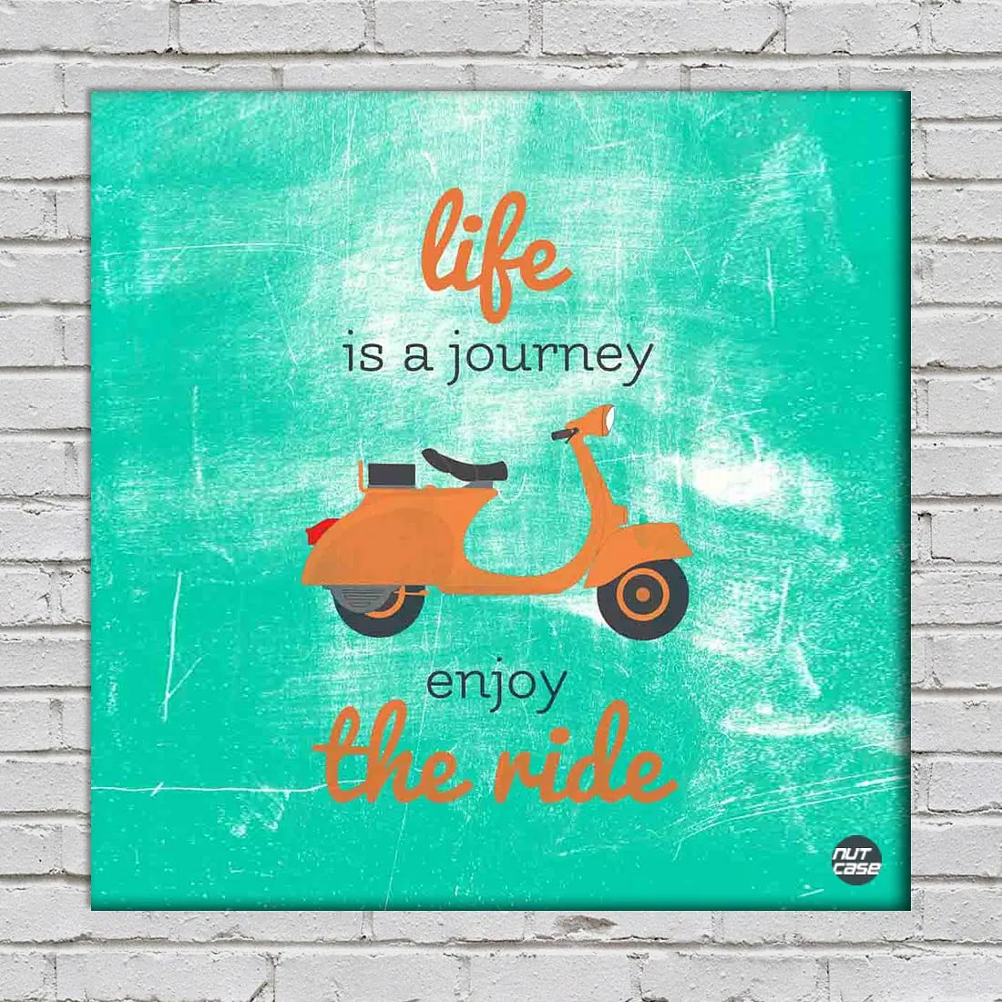 Wall Art Decor Hanging Panel -Life Is A Journey