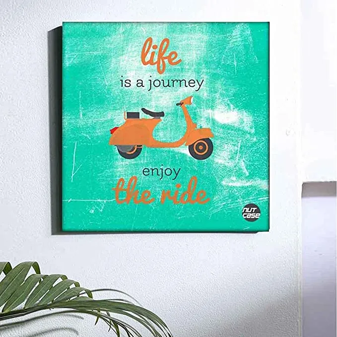 Wall Art Decor Hanging Panel -Life Is A Journey