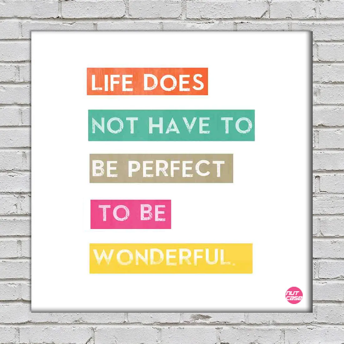 Wall Art Decor Hanging Panel -To Be Wonderful