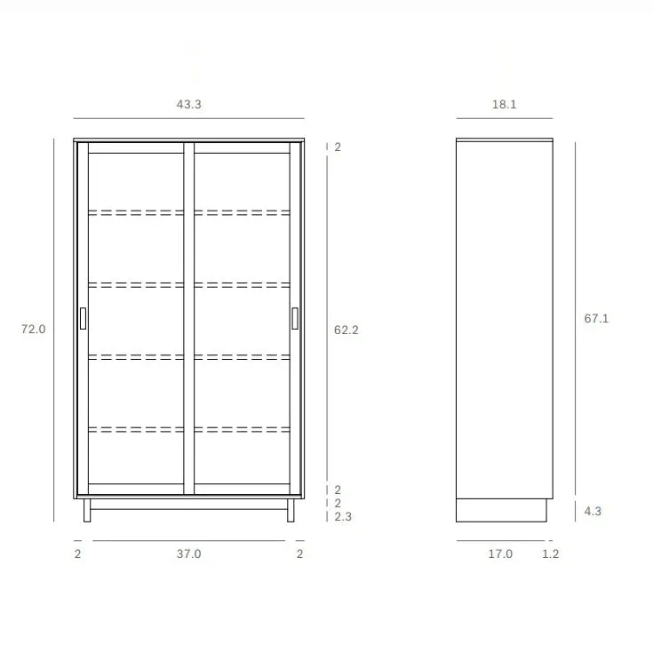 Wave Storage Cupboard