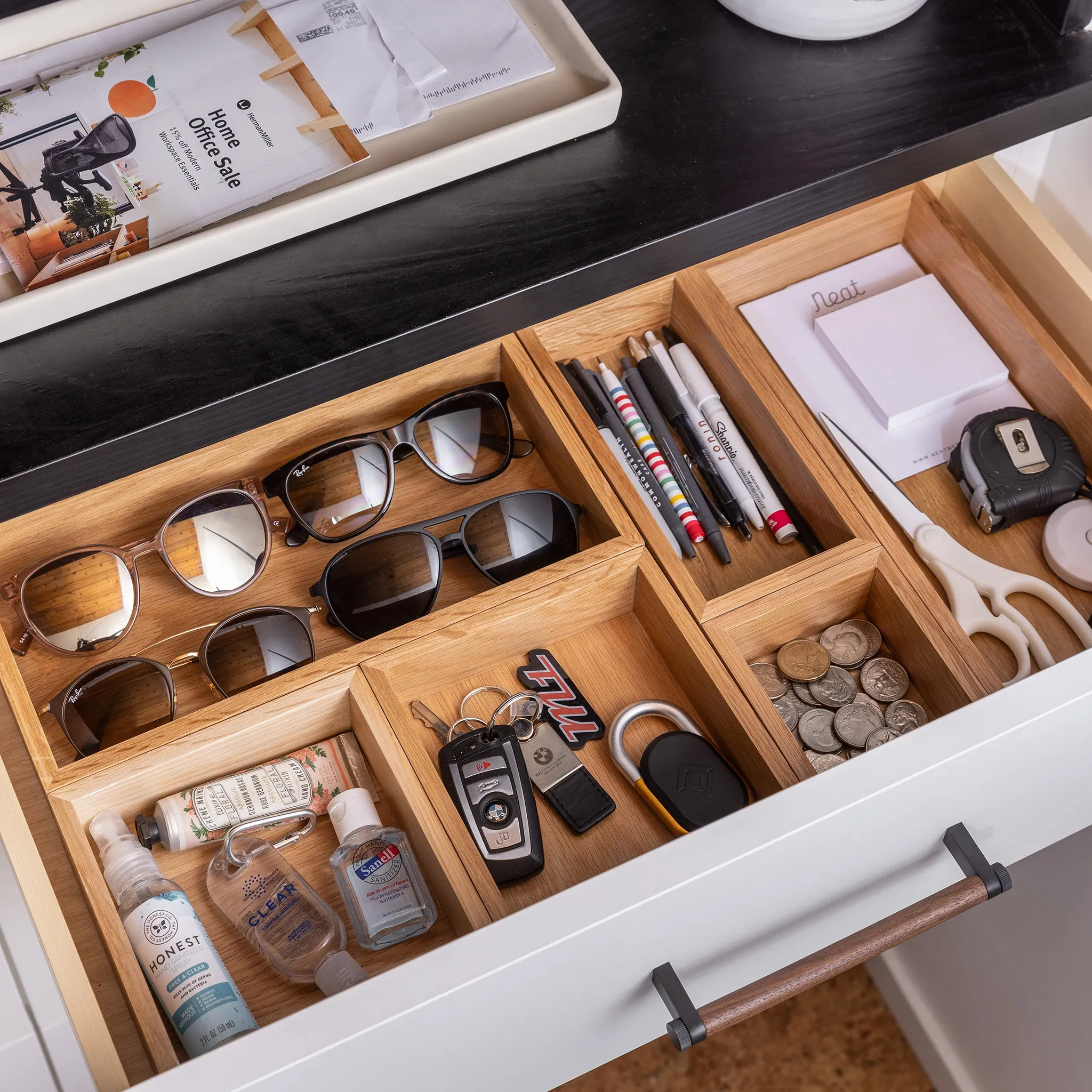 White Oak Drawer Organizers