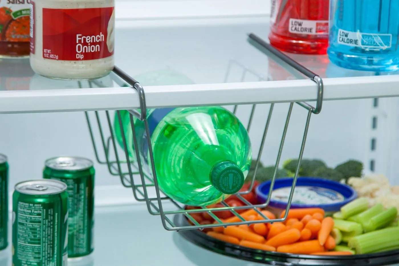 Wire Refrigerator Organizer - Litter Bottle