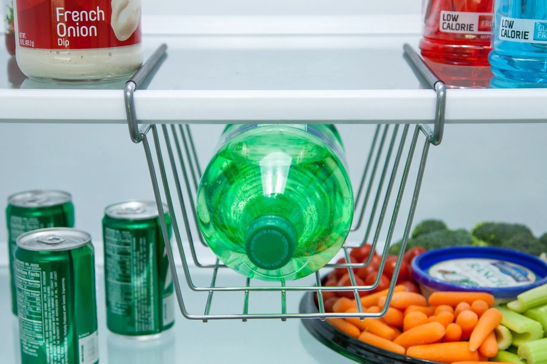 Wire Refrigerator Organizer - Litter Bottle